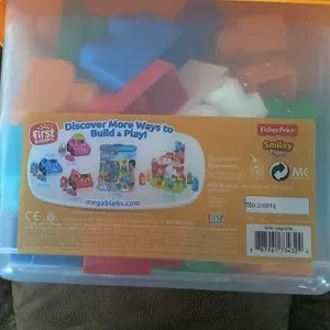 Fisher-Price Toys Mega Bloks Smiley Tiger 25 Piece Block Set